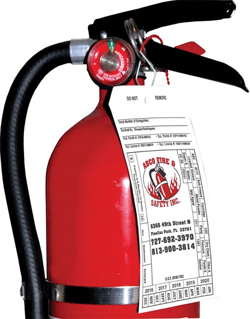 Clearwater Fire Extinguisher Certifications